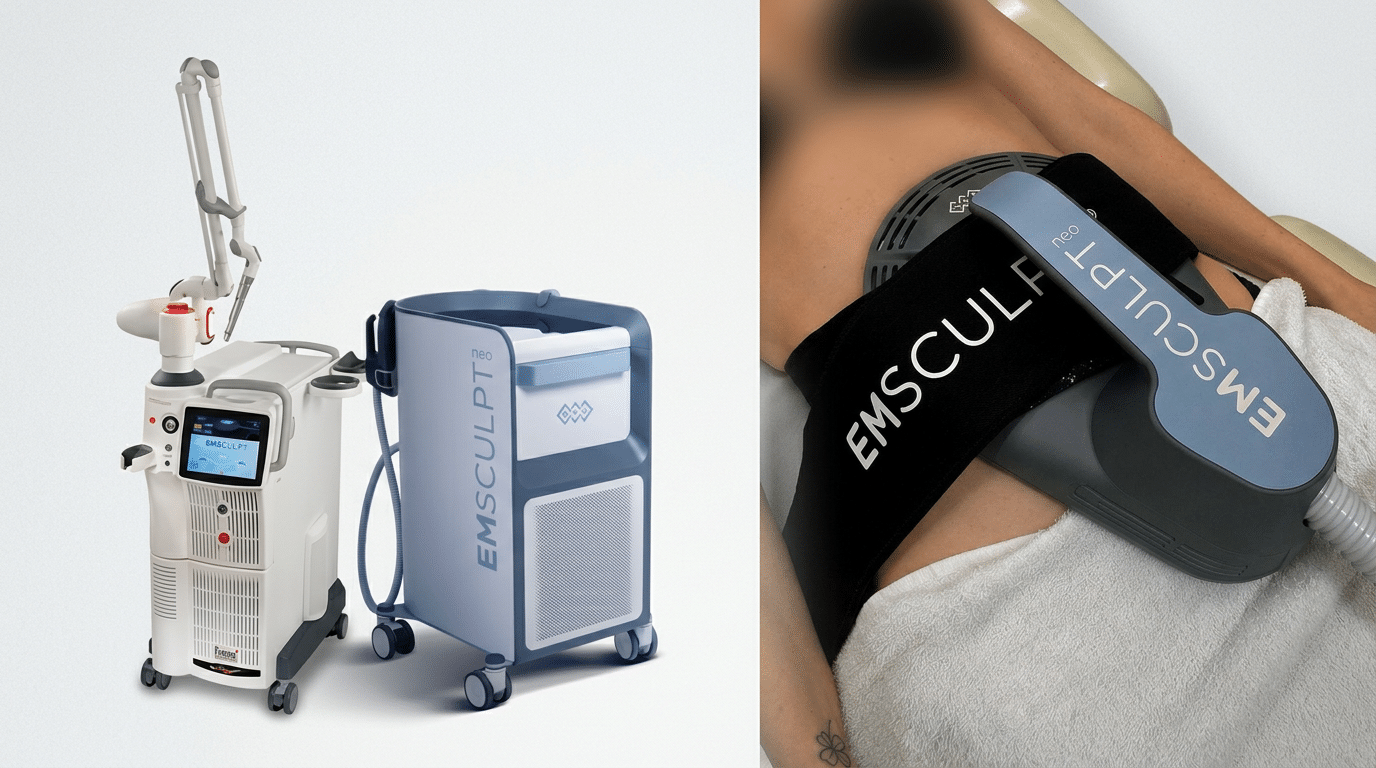 Fotona e Emsculpt Neo: a combinação que transforma o corpo sem